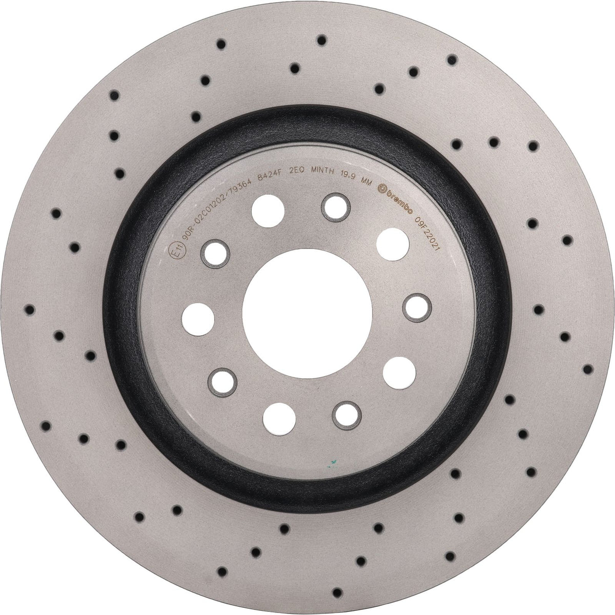 PRIME UV Coated Rear Disc Brake Rotor - 09.F220.21_02
