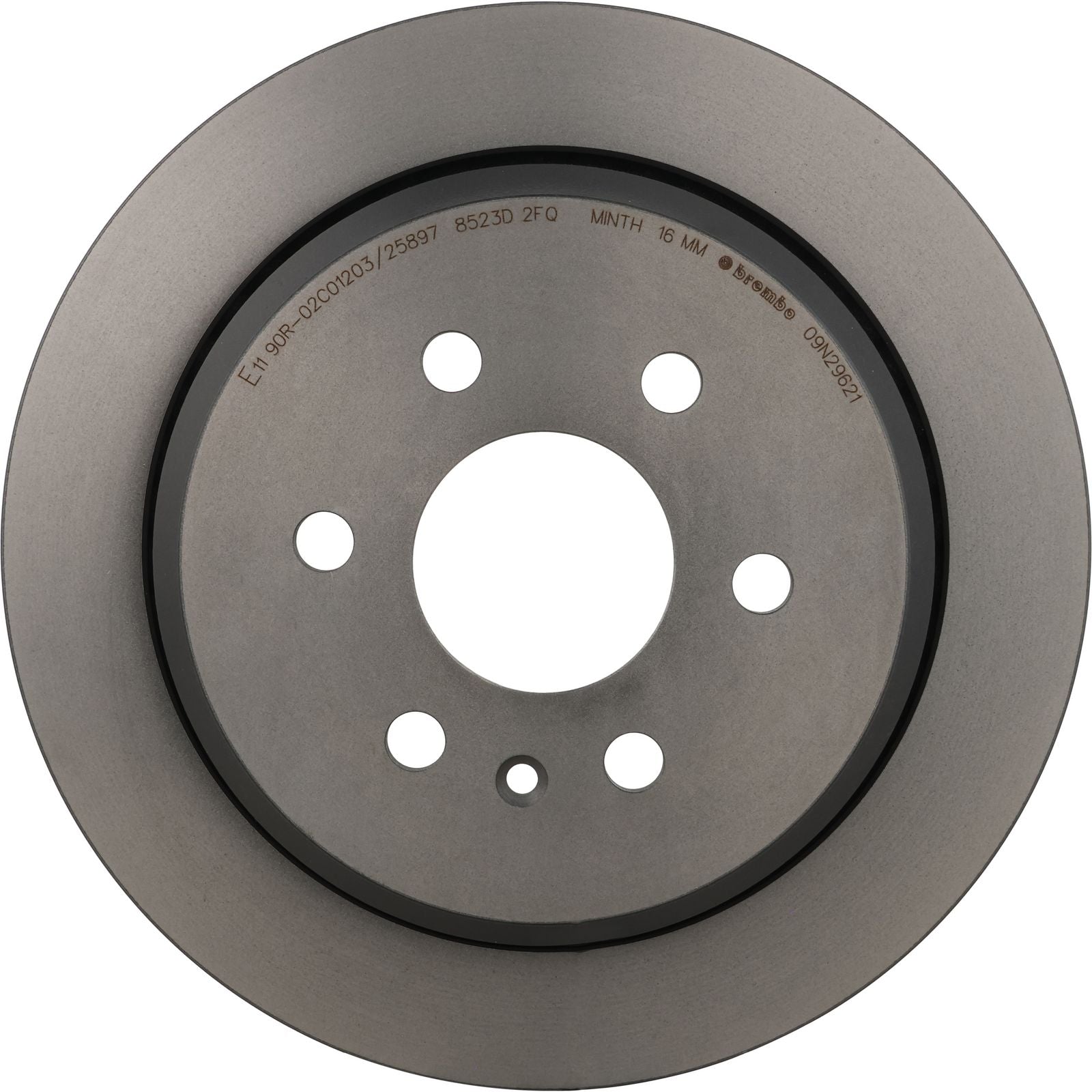 PRIME UV Coated Rear Disc Brake Rotor - 09.N296.21_05