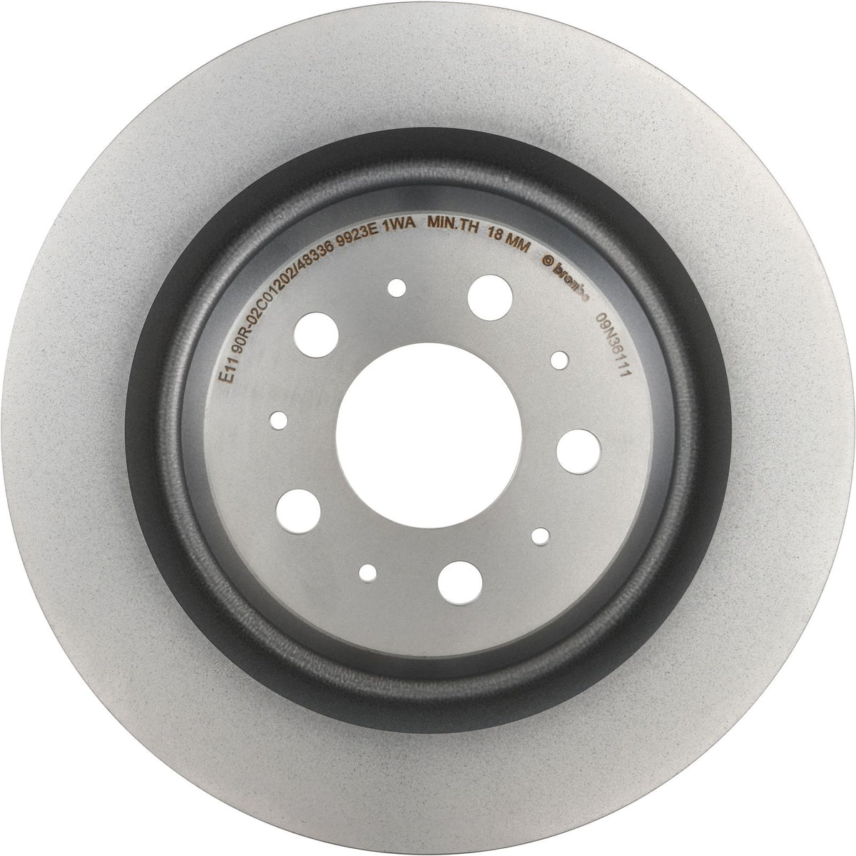 PRIME UV Coated Rear Disc Brake Rotor - 09.N361.11_03