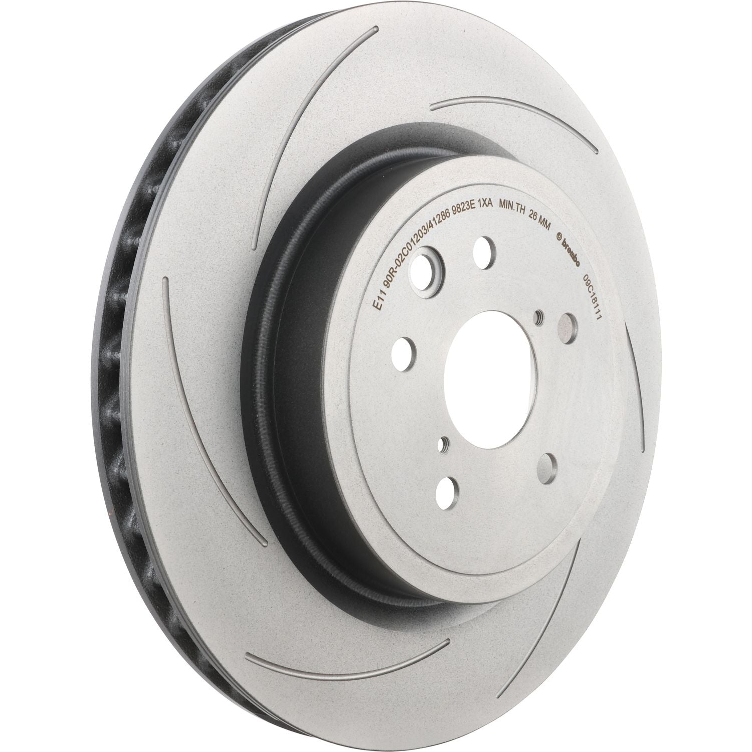 PRIME UV Coated Rear Left Disc Brake Rotor - 09.C181.11_01