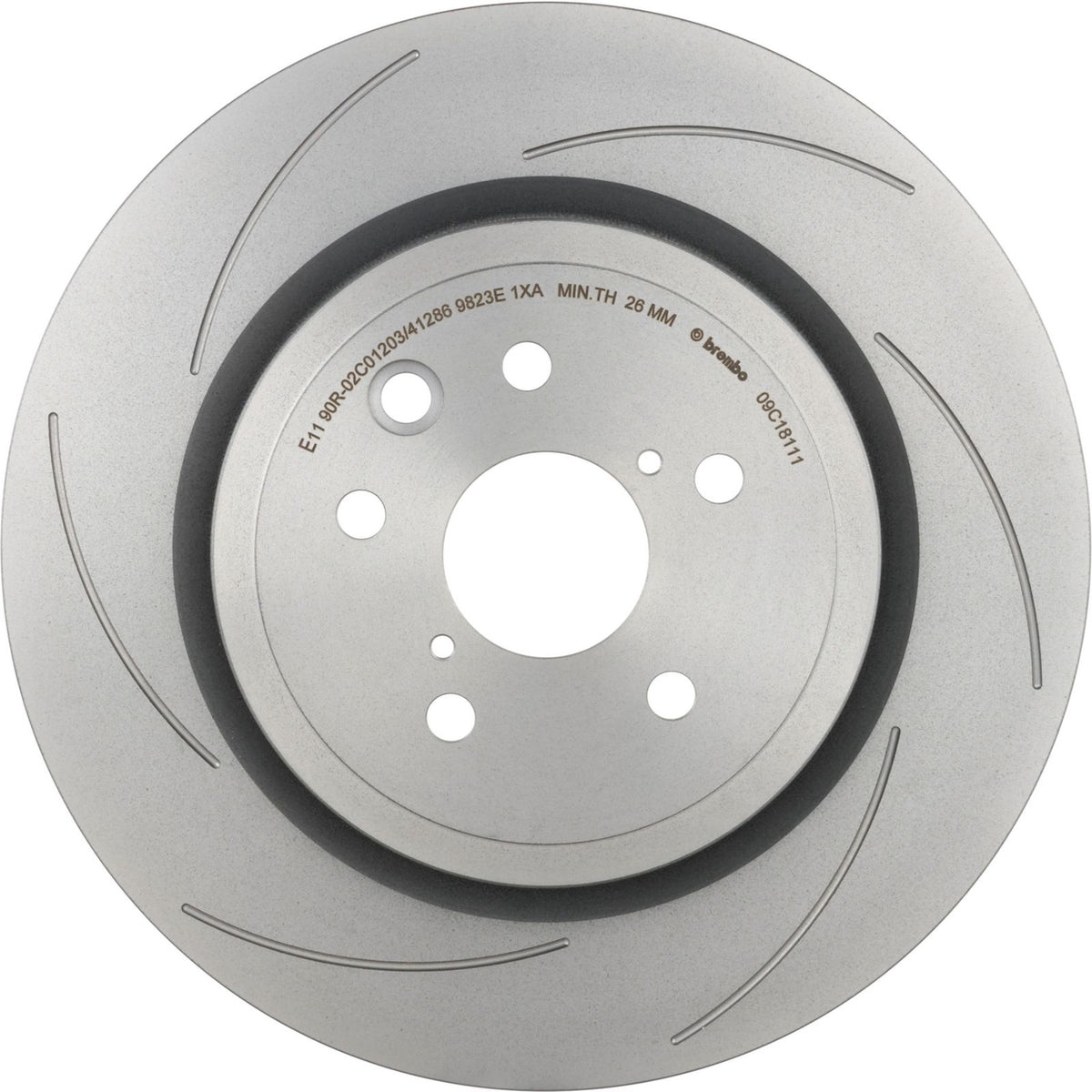 PRIME UV Coated Rear Left Disc Brake Rotor - 09.C181.11_03