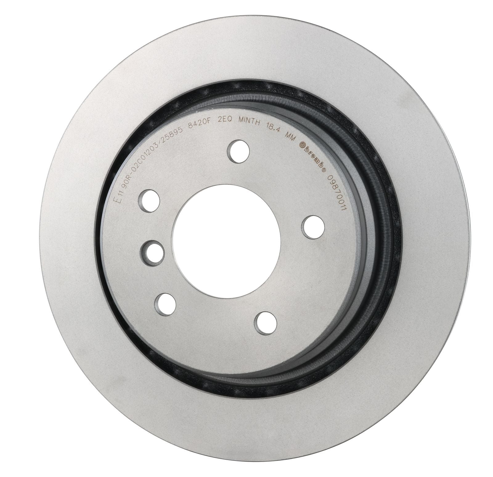 PRIME UV Coated Rear Right Disc Brake Rotor - 09.8700.11_08