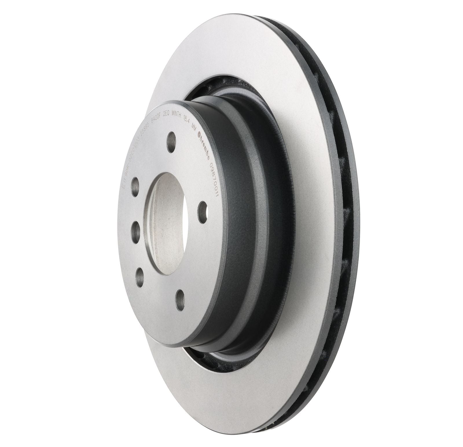 PRIME UV Coated Rear Right Disc Brake Rotor - 09.8700.11_11