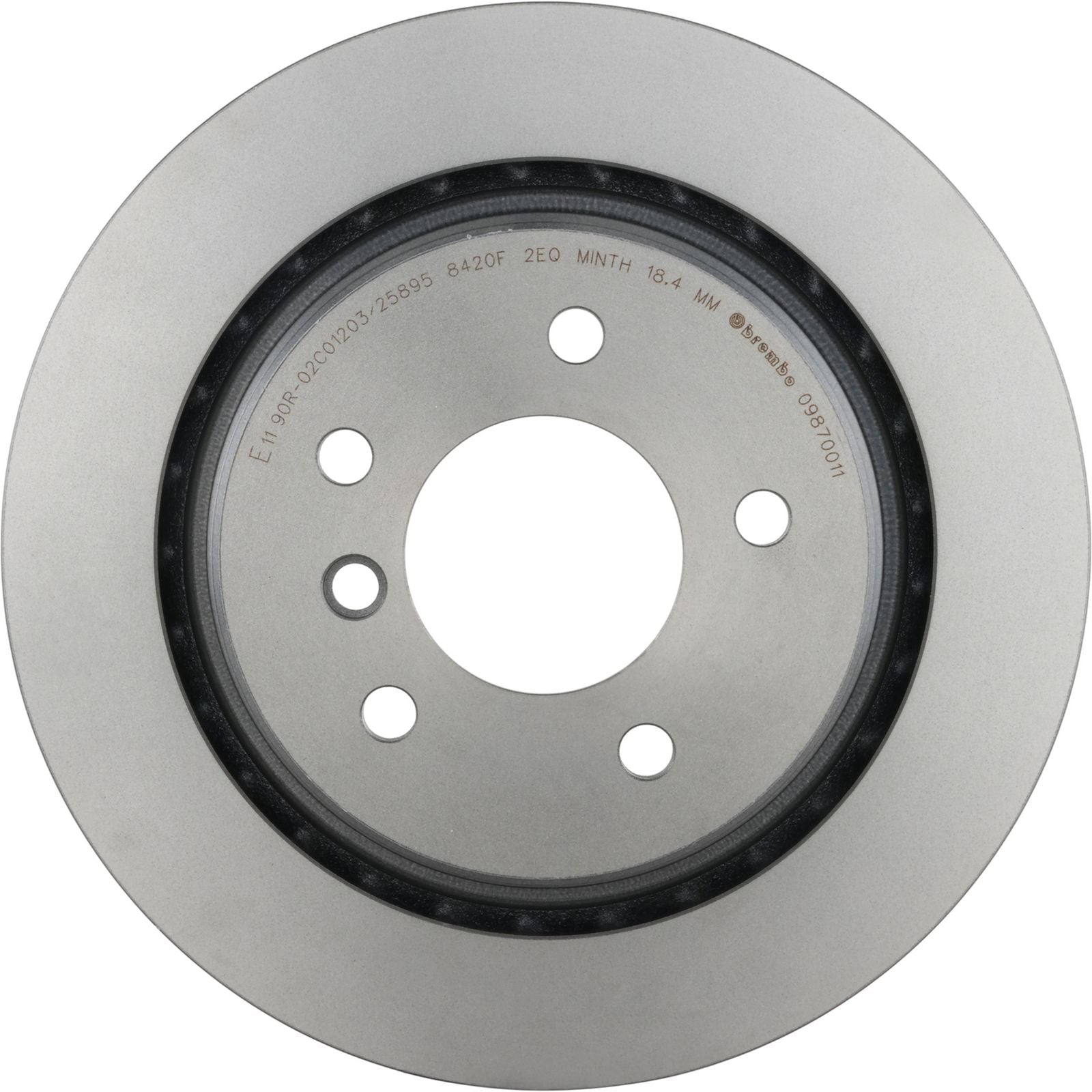 PRIME UV Coated Rear Right Disc Brake Rotor - 09.8700.11_05