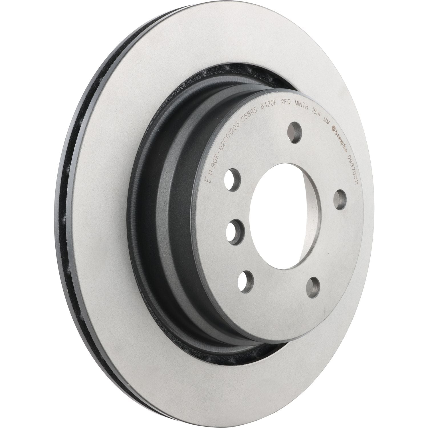 PRIME UV Coated Rear Right Disc Brake Rotor - 09.8700.11_01