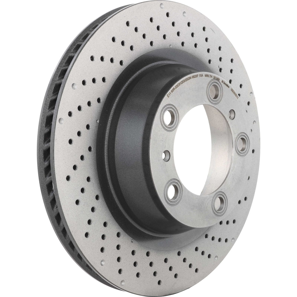 PRIME UV Coated Rear Right Disc Brake Rotor - 09.D935.11_01