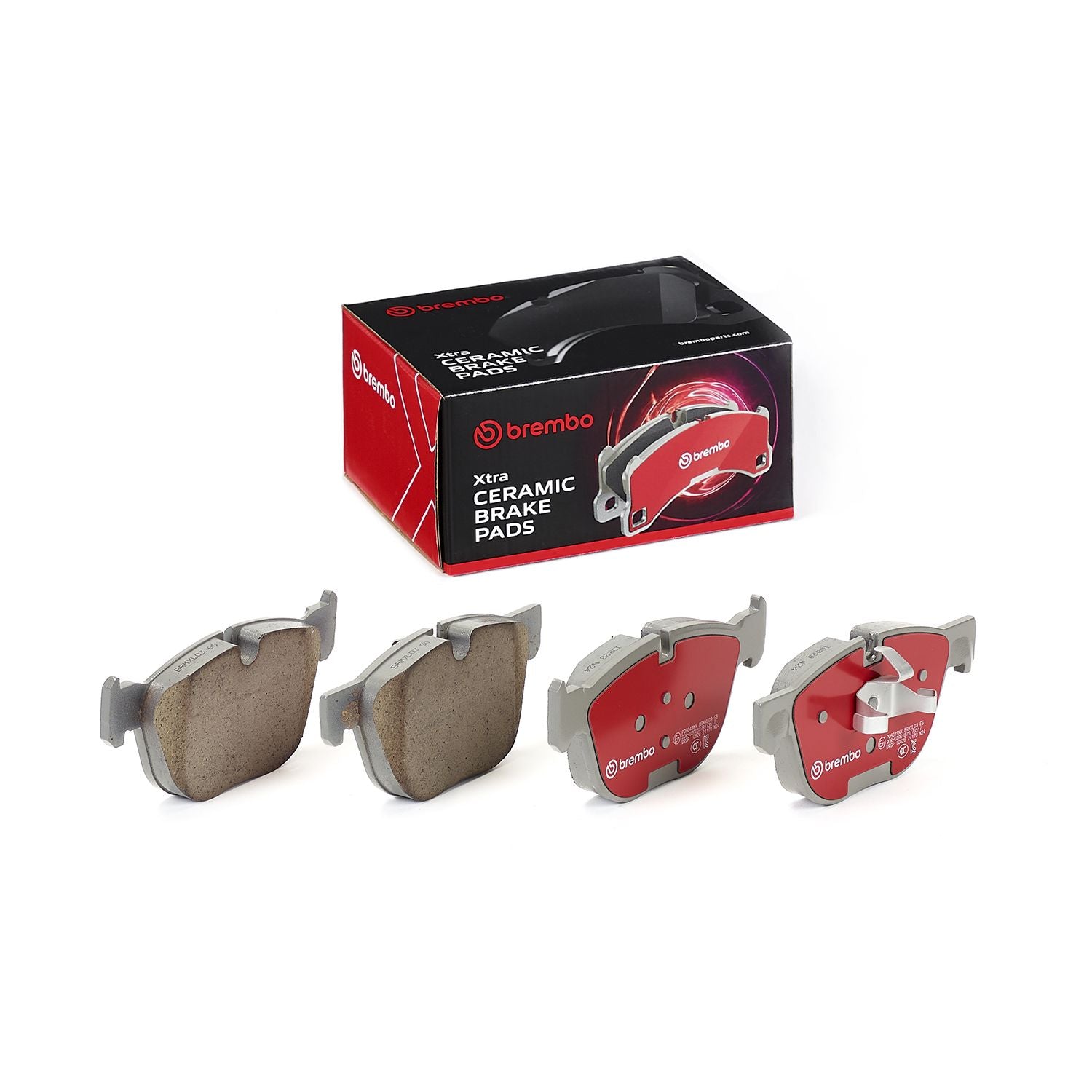 XTRA Ceramic Front Disc Brake Pad Set - P06049NX_02