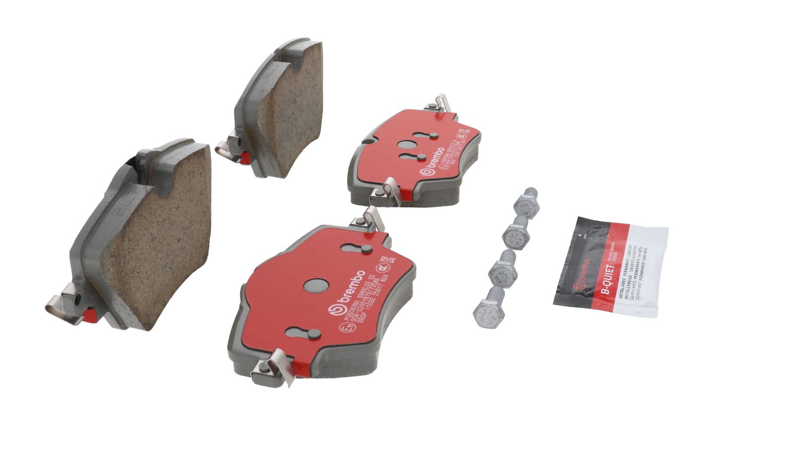 XTRA Ceramic Front Disc Brake Pad Set - P06093NX_21