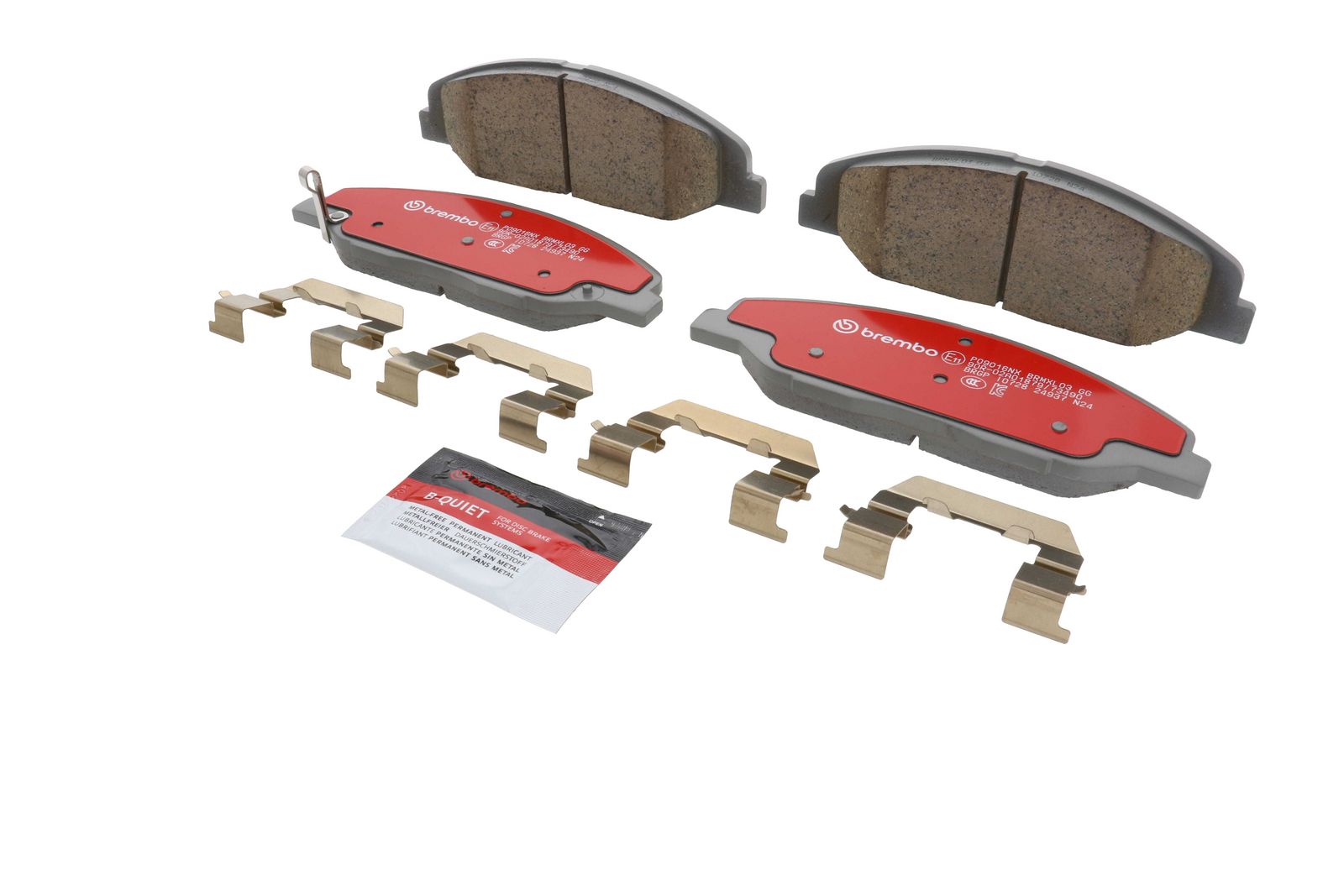 XTRA Ceramic Front Disc Brake Pad Set - P09016NX_04