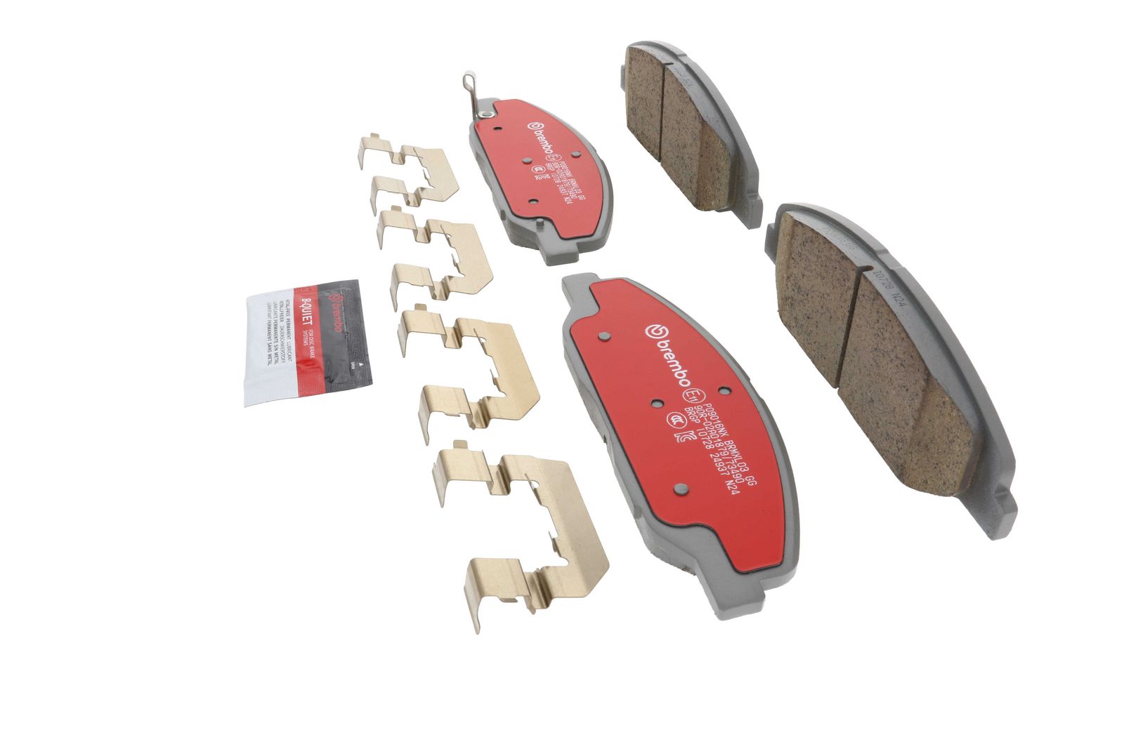 XTRA Ceramic Front Disc Brake Pad Set - P09016NX_07