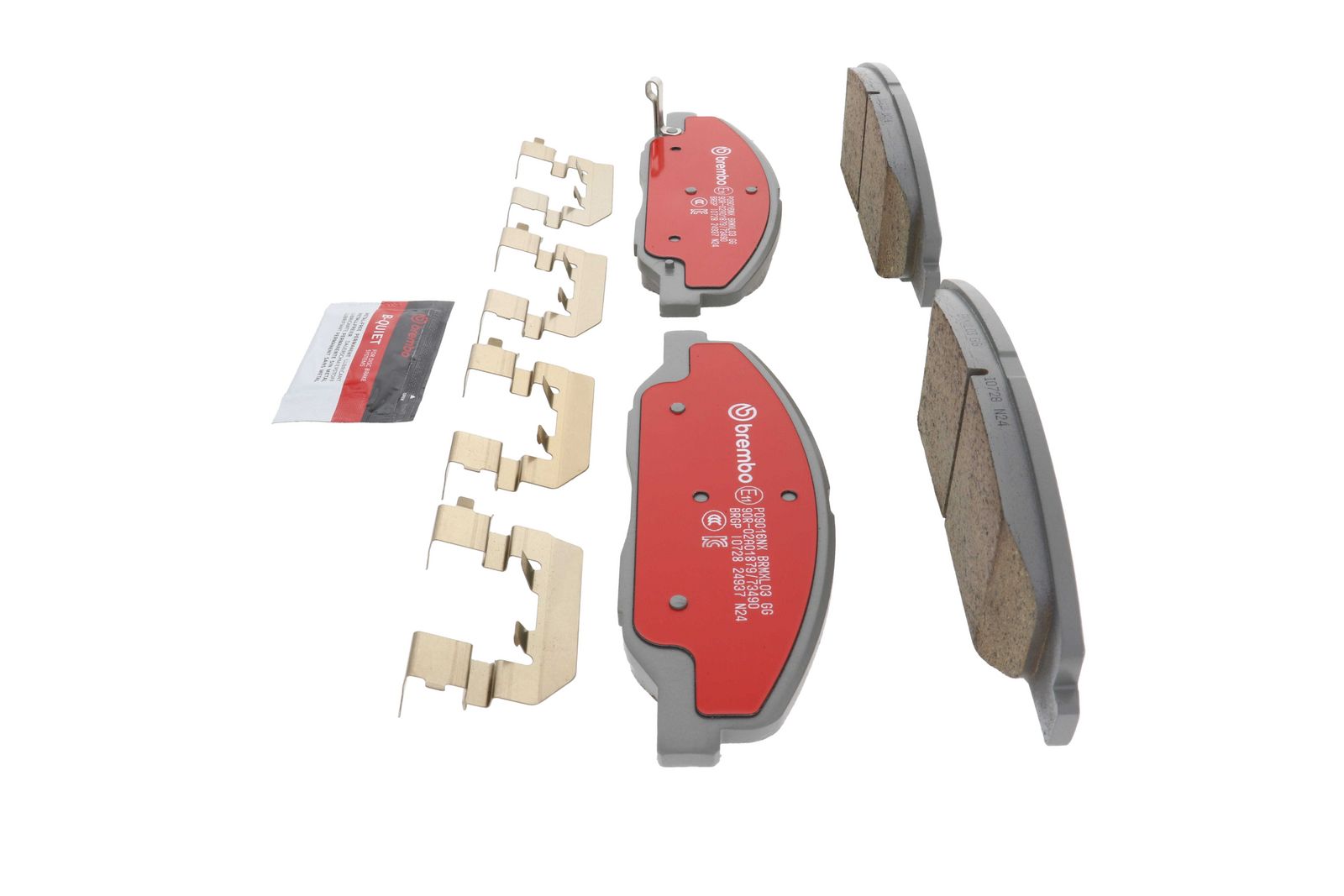 XTRA Ceramic Front Disc Brake Pad Set - P09016NX_08