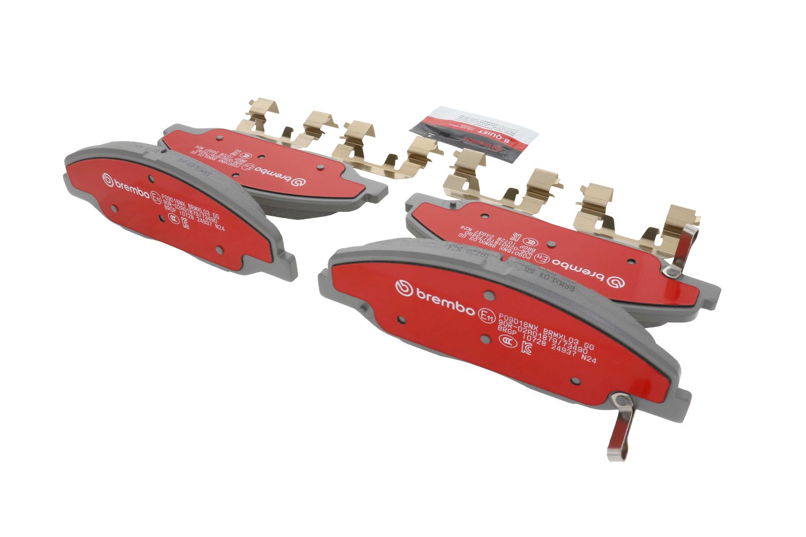 XTRA Ceramic Front Disc Brake Pad Set - P09016NX_16