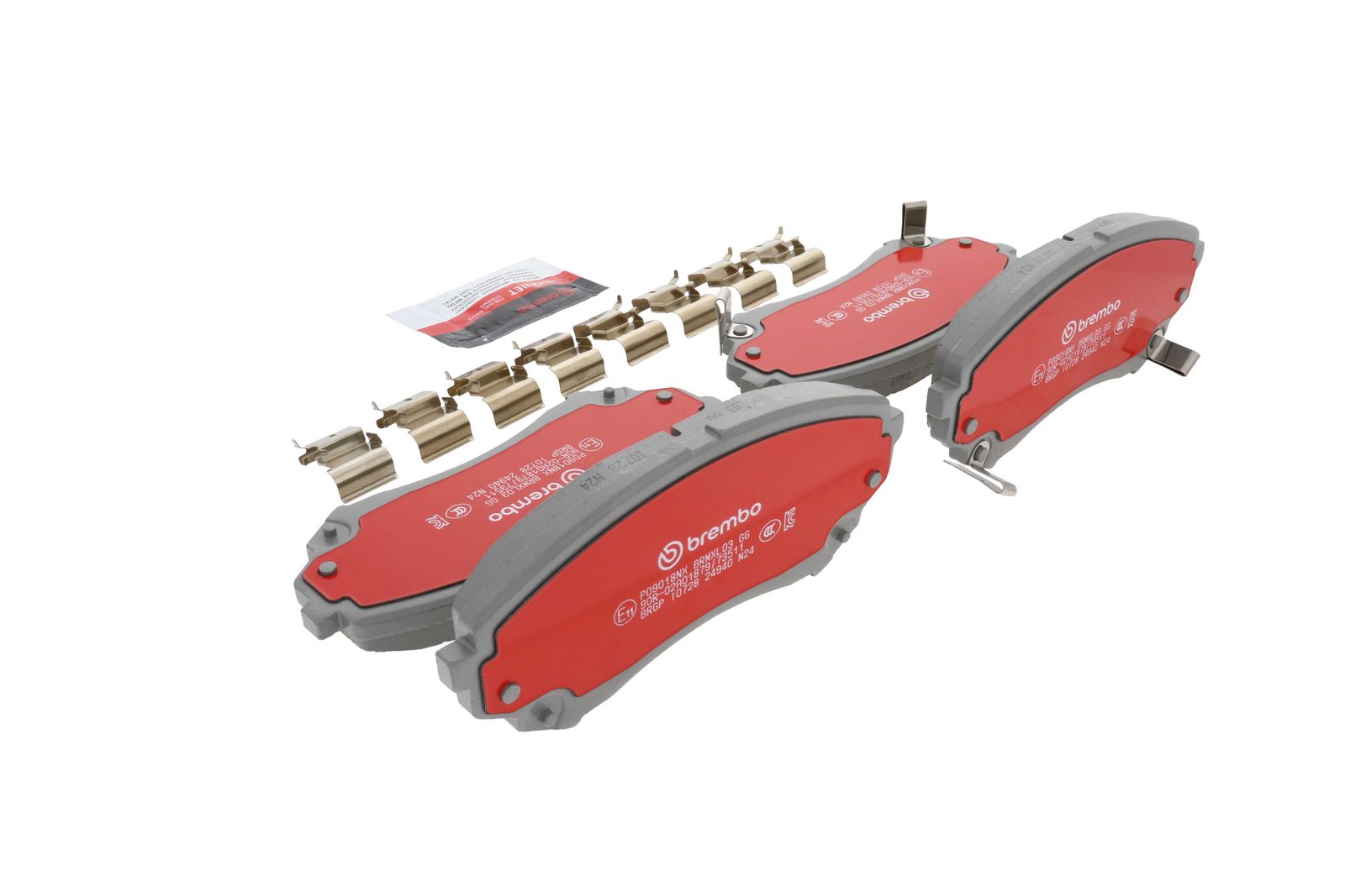 XTRA Ceramic Front Disc Brake Pad Set - P09018NX_11