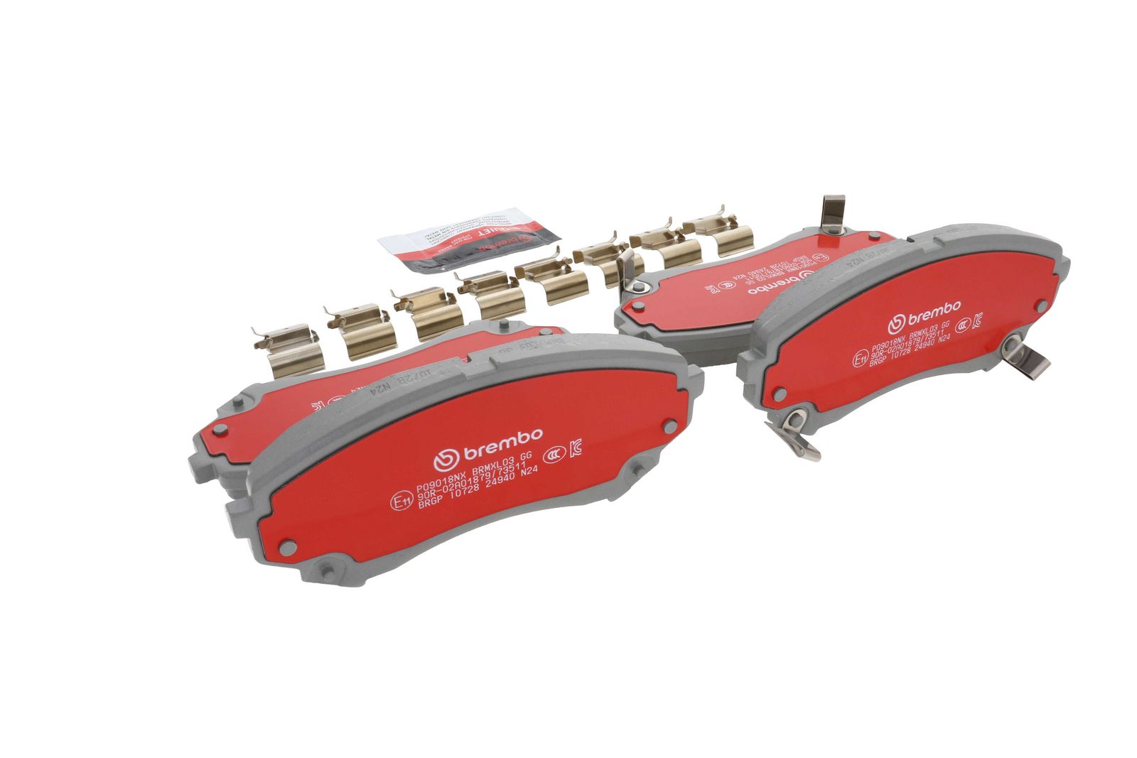 XTRA Ceramic Front Disc Brake Pad Set - P09018NX_12