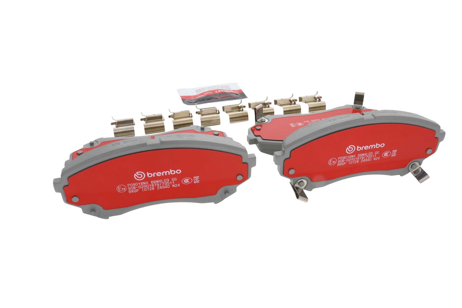 XTRA Ceramic Front Disc Brake Pad Set - P09018NX_13