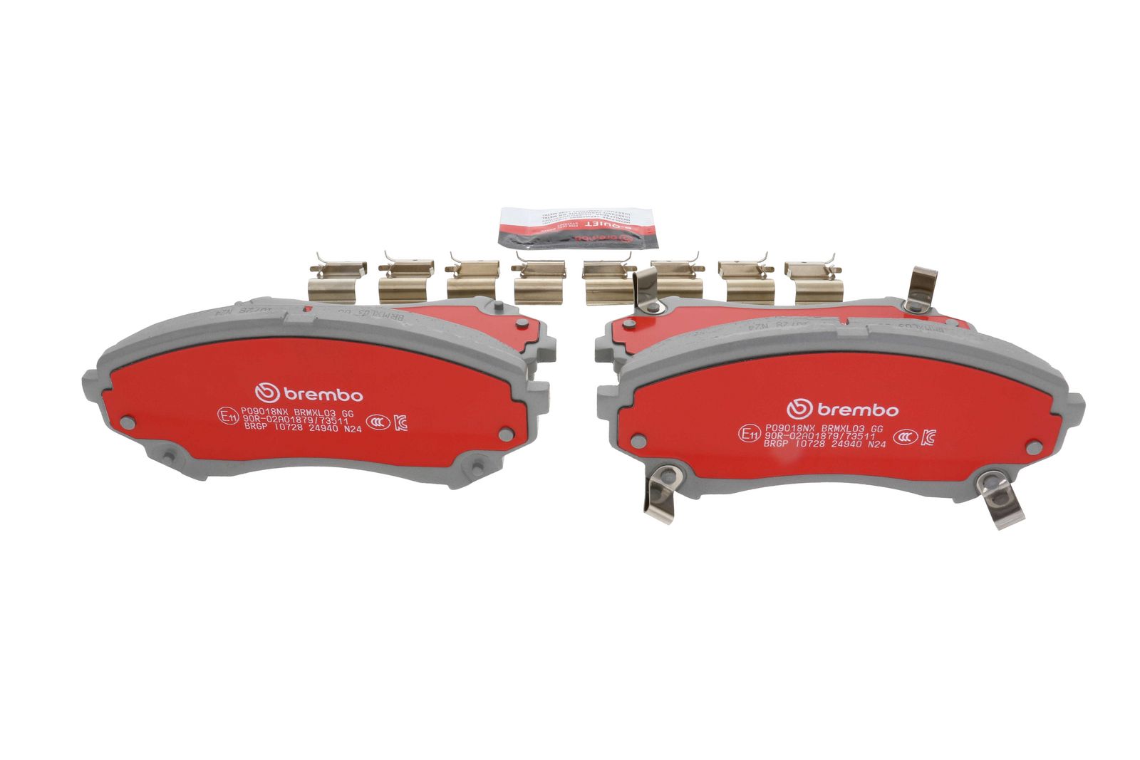 XTRA Ceramic Front Disc Brake Pad Set - P09018NX_14