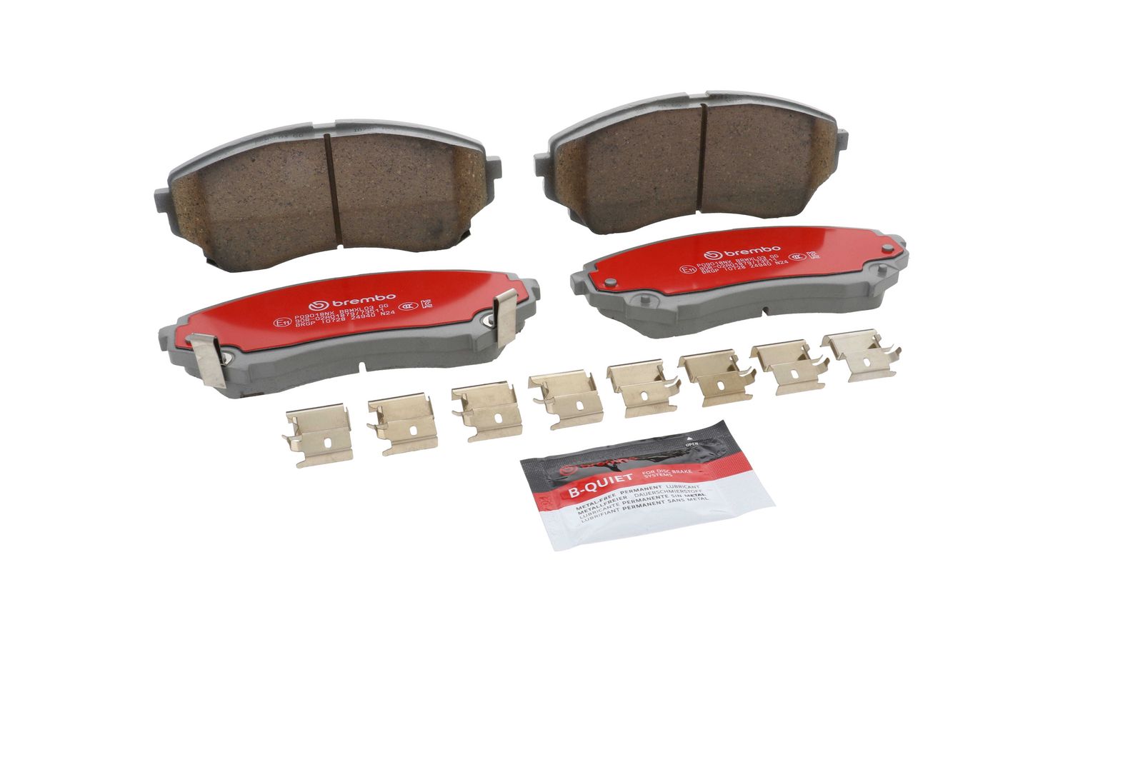 XTRA Ceramic Front Disc Brake Pad Set - P09018NX_25