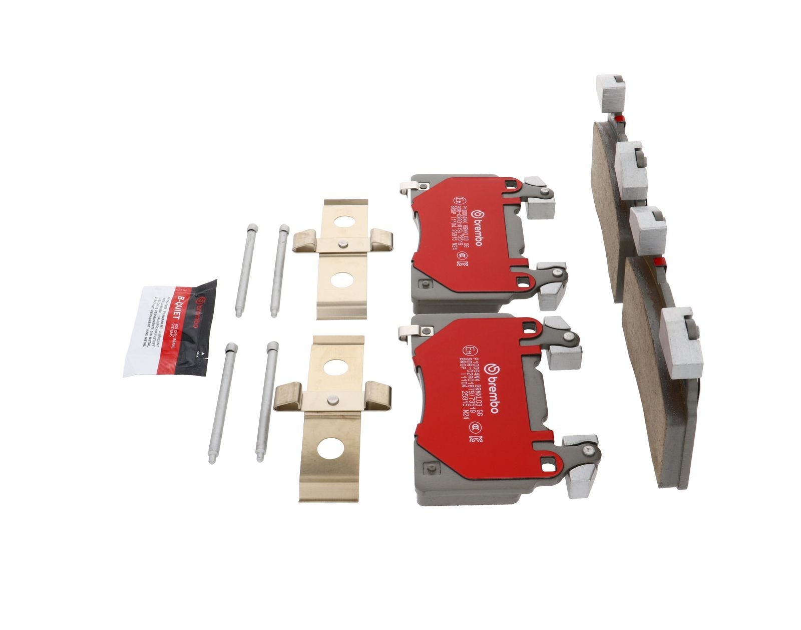 XTRA Ceramic Front Disc Brake Pad Set - P10064NX_08