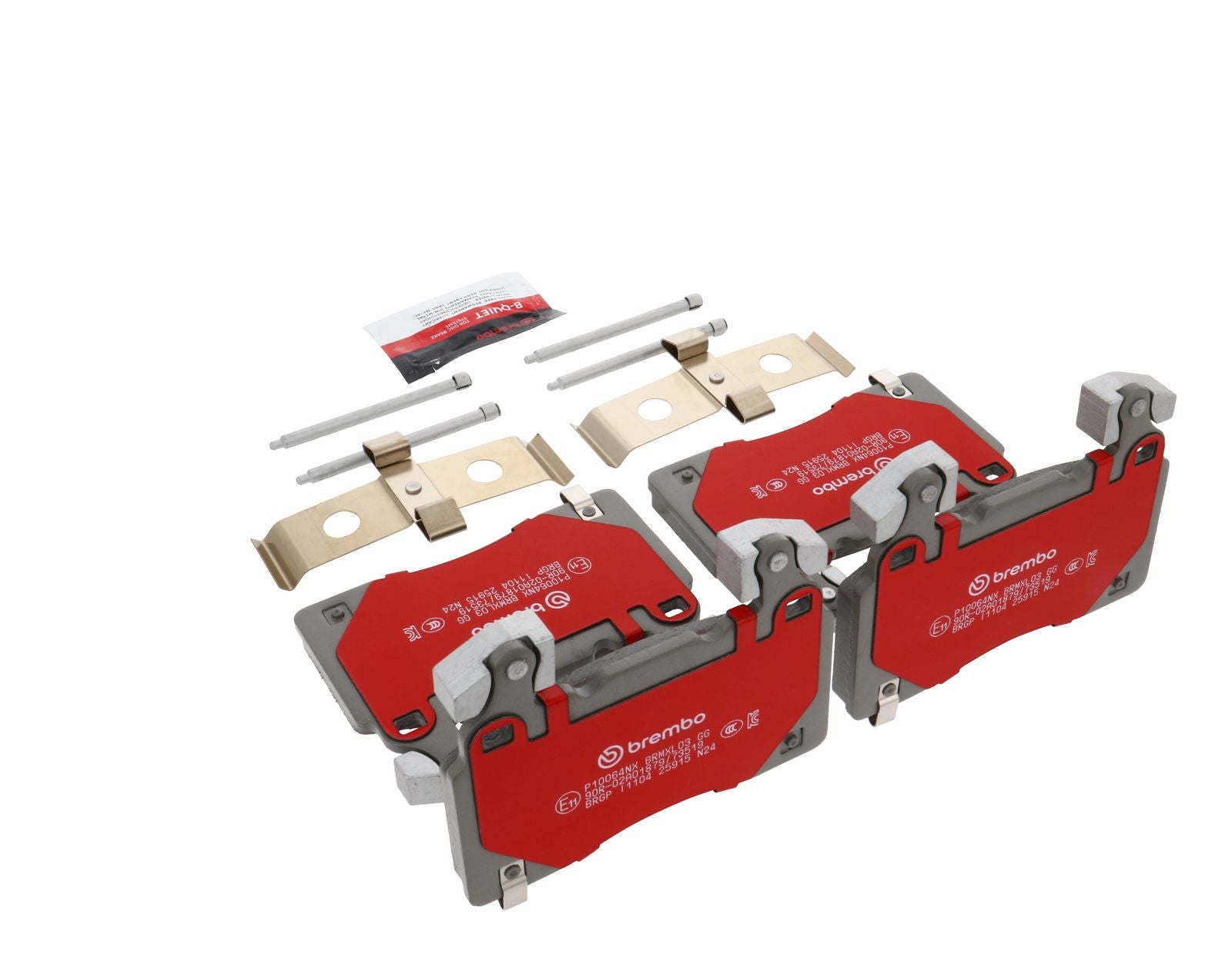 XTRA Ceramic Front Disc Brake Pad Set - P10064NX_12