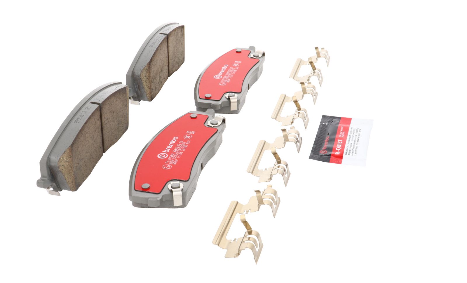 XTRA Ceramic Front Disc Brake Pad Set - P11019NX_21
