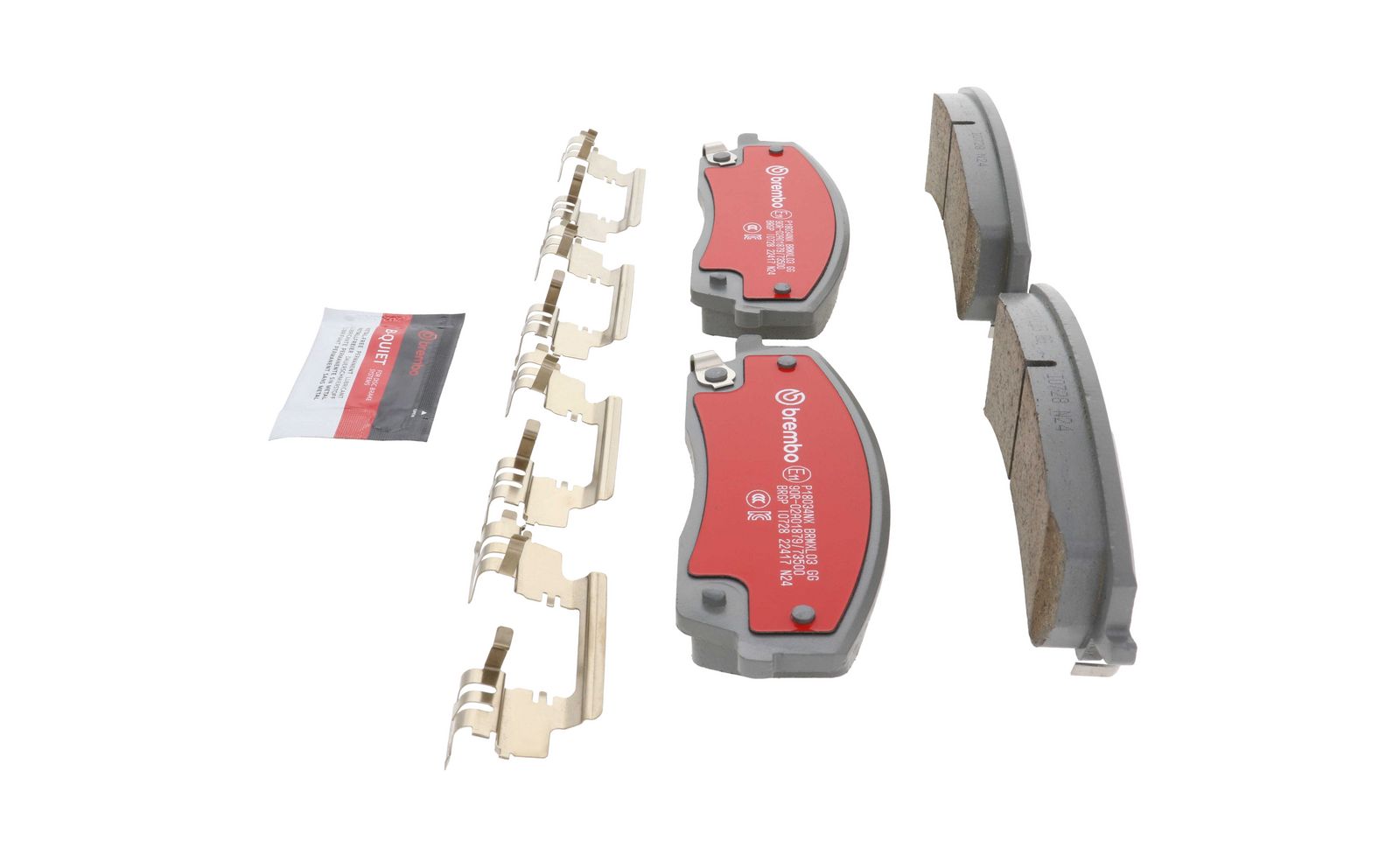 XTRA Ceramic Front Disc Brake Pad Set - P18034NX_08