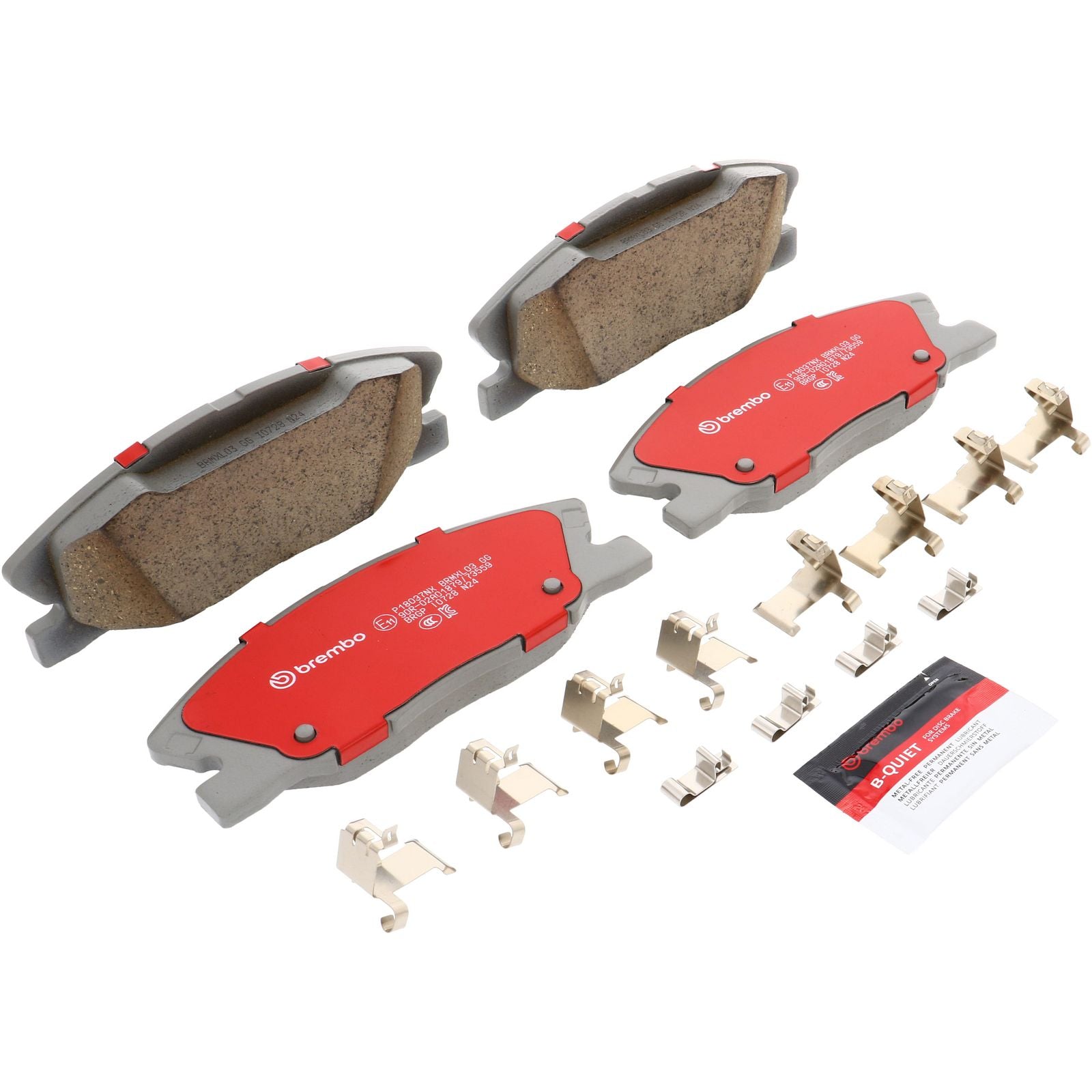 XTRA Ceramic Front Disc Brake Pad Set - P18037NX_01