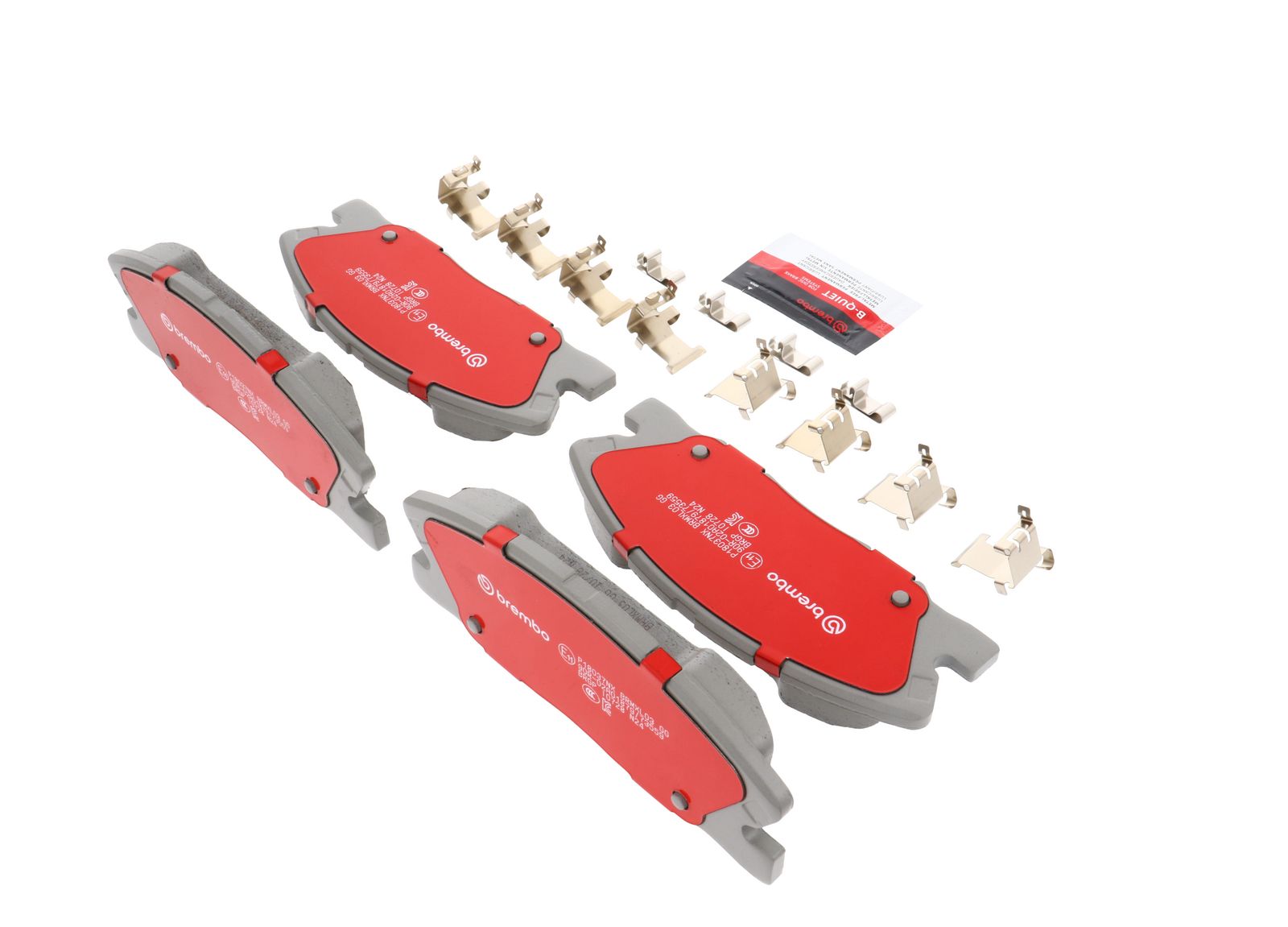 XTRA Ceramic Front Disc Brake Pad Set - P18037NX_17