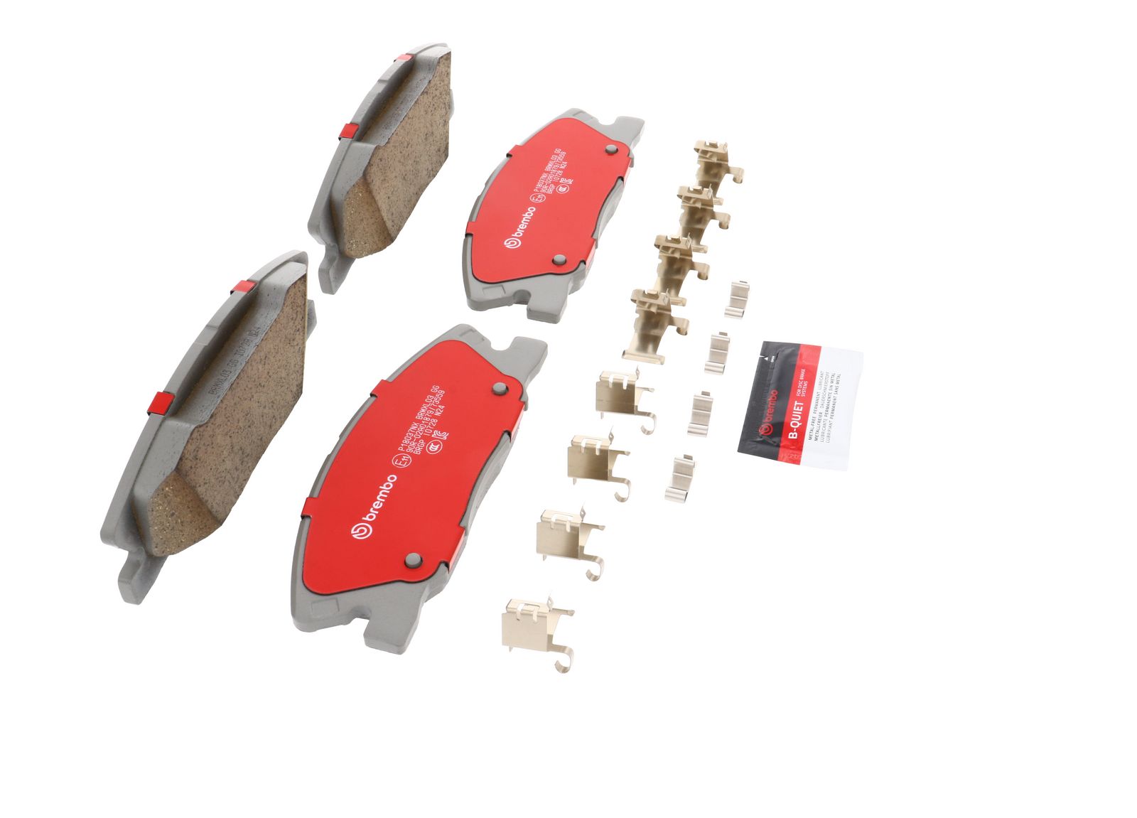 XTRA Ceramic Front Disc Brake Pad Set - P18037NX_21