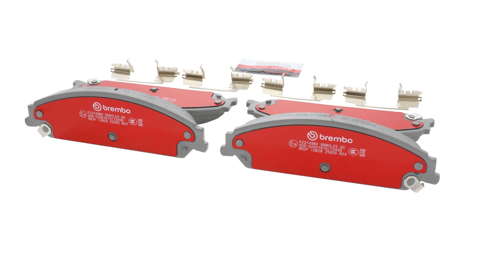 XTRA Ceramic Front Disc Brake Pad Set - P23149NX_15