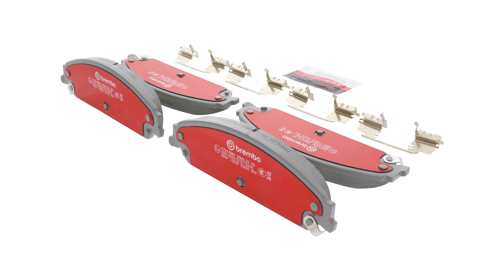 XTRA Ceramic Front Disc Brake Pad Set - P23149NX_17