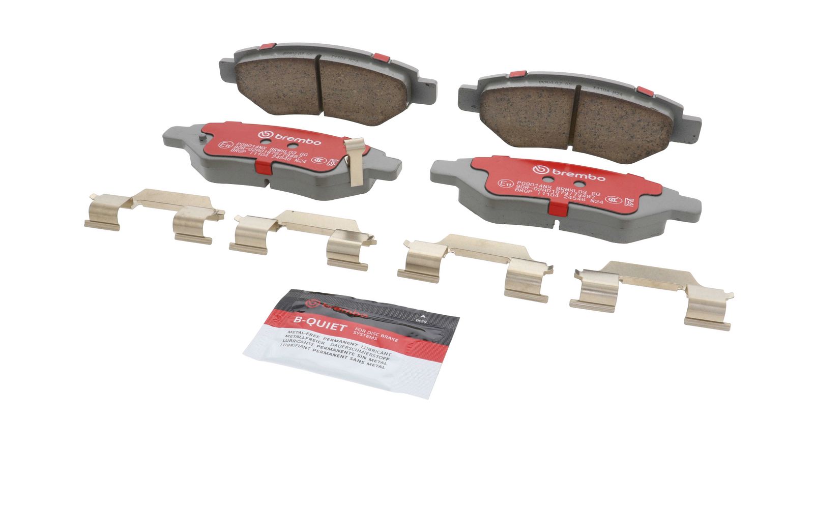 XTRA Ceramic Rear Disc Brake Pad Set - P09014NX_03