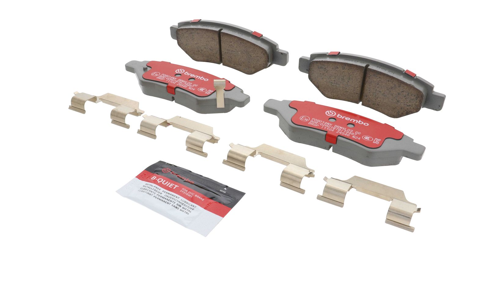 XTRA Ceramic Rear Disc Brake Pad Set - P09014NX_04