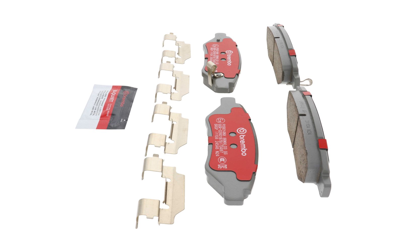 XTRA Ceramic Rear Disc Brake Pad Set - P09014NX_08