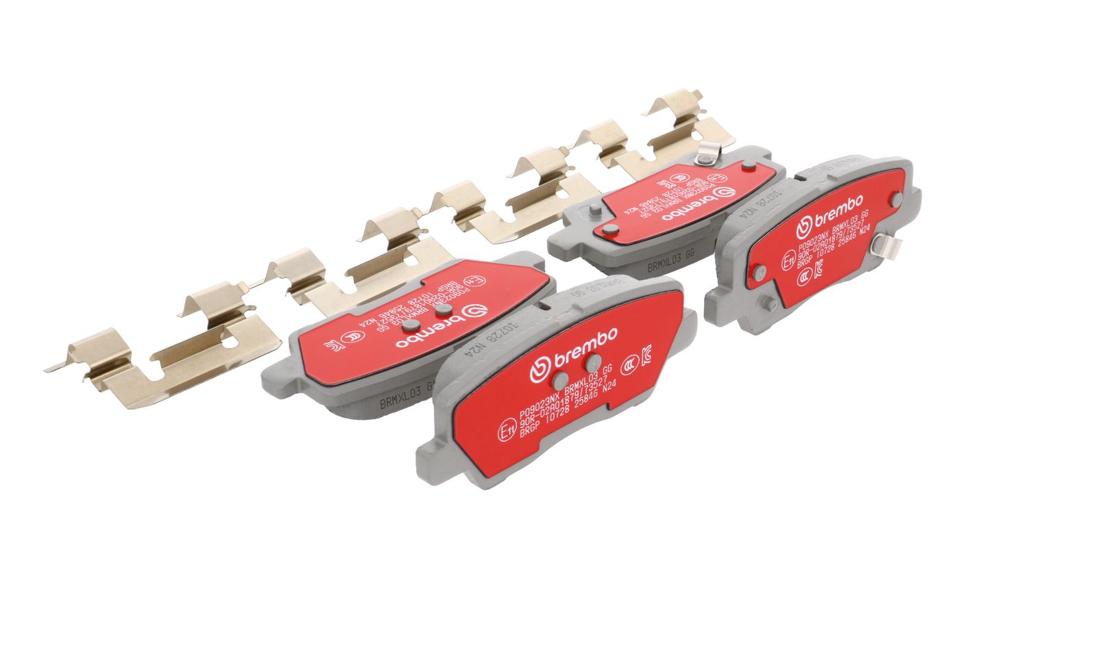 XTRA Ceramic Rear Disc Brake Pad Set - P09023NX_11