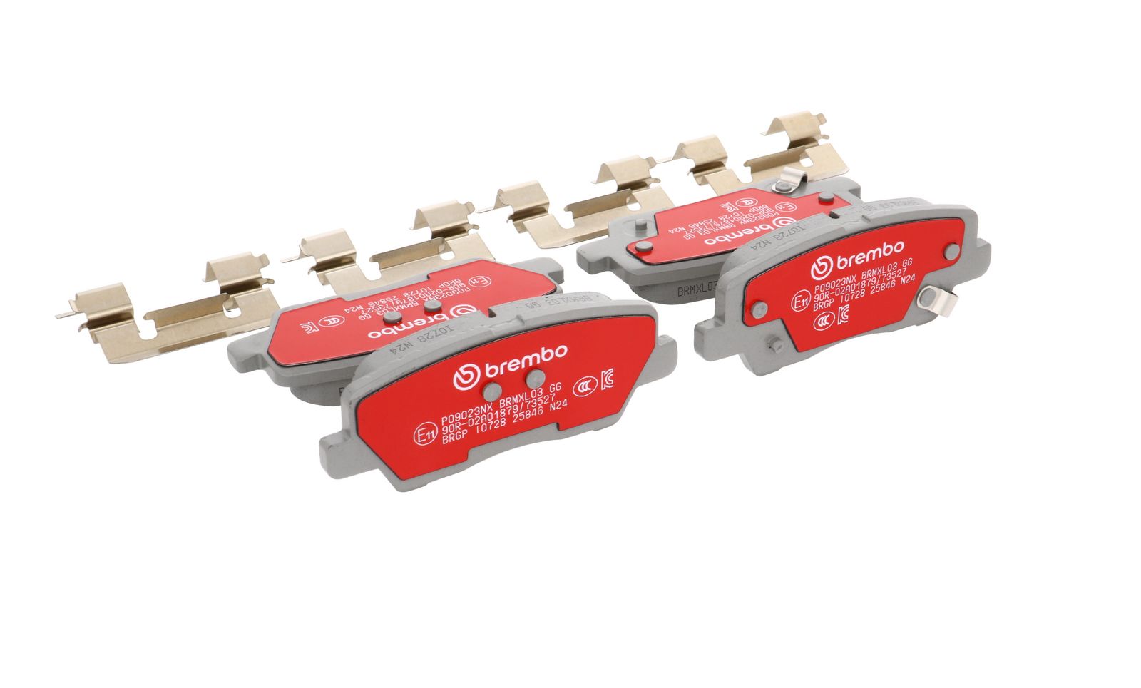 XTRA Ceramic Rear Disc Brake Pad Set - P09023NX_12