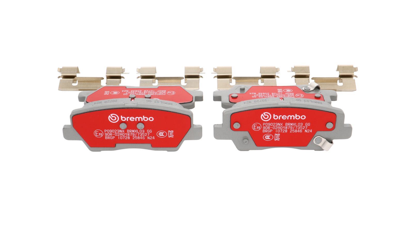XTRA Ceramic Rear Disc Brake Pad Set - P09023NX_14
