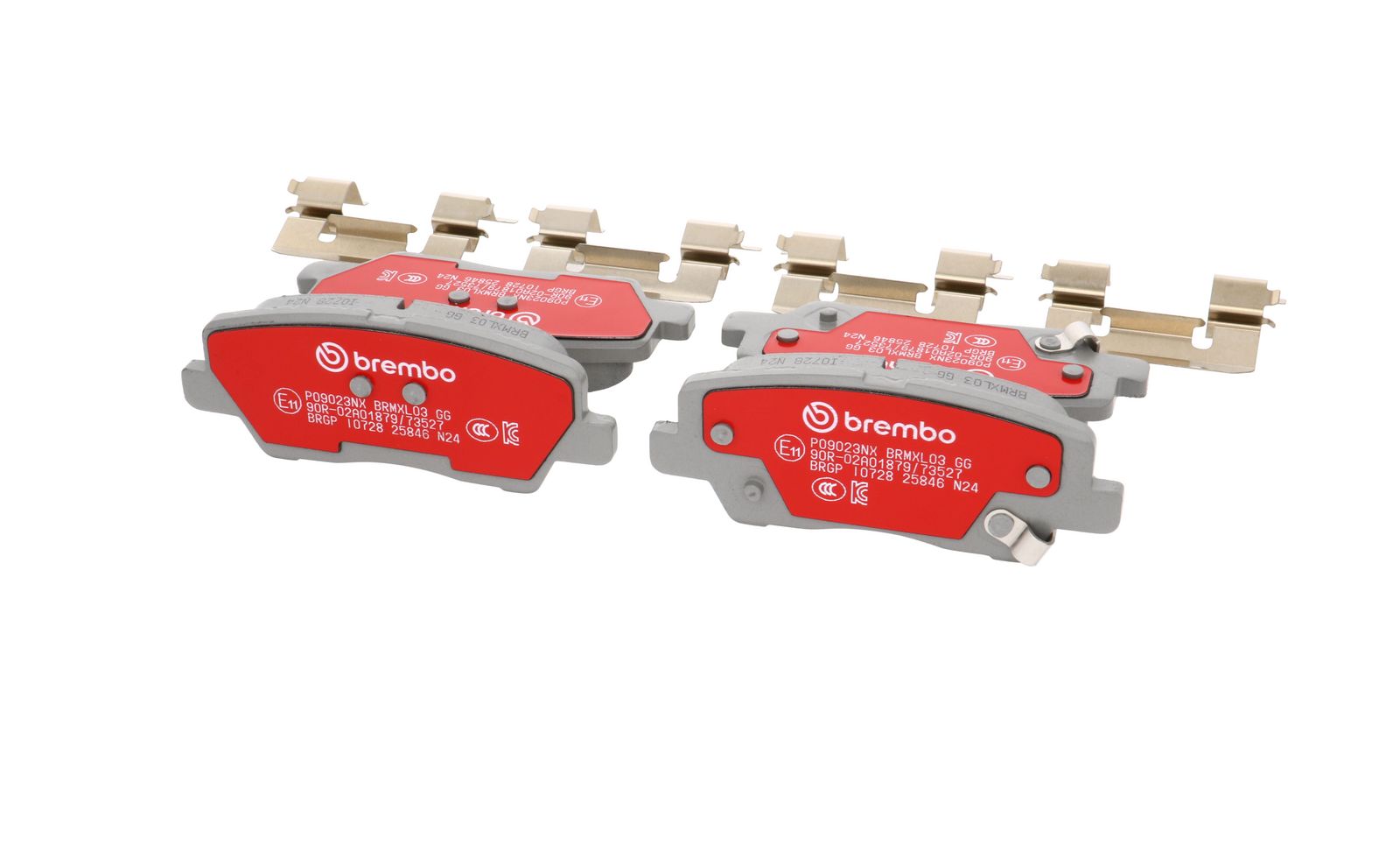 XTRA Ceramic Rear Disc Brake Pad Set - P09023NX_15
