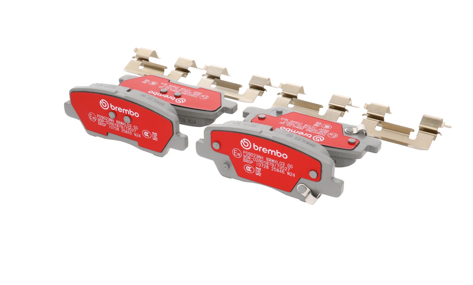 XTRA Ceramic Rear Disc Brake Pad Set - P09023NX_16