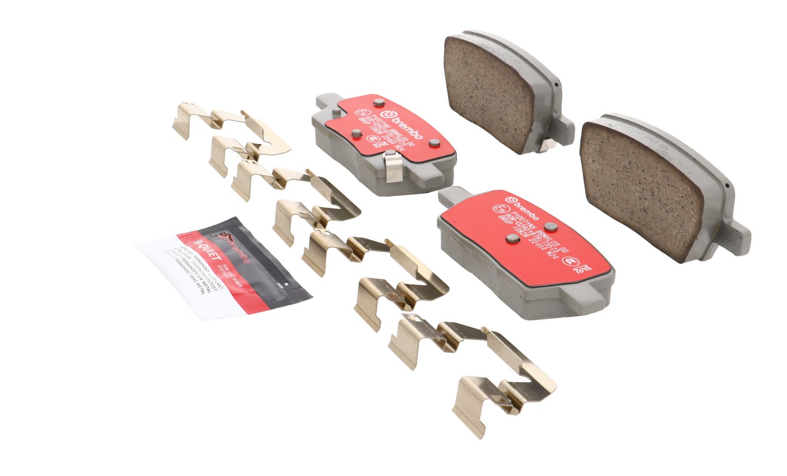 XTRA Ceramic Rear Disc Brake Pad Set - P10071NX_06