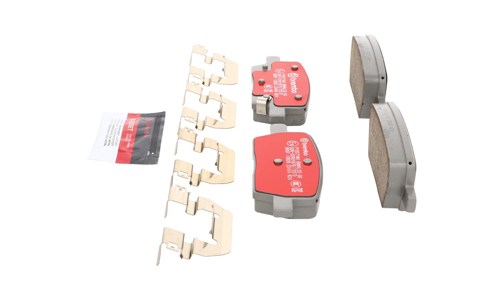 XTRA Ceramic Rear Disc Brake Pad Set - P10071NX_08