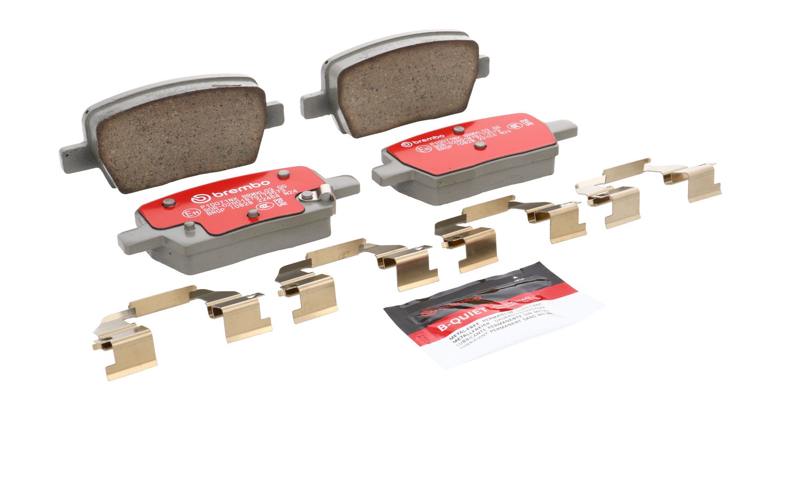 XTRA Ceramic Rear Disc Brake Pad Set - P10071NX_24
