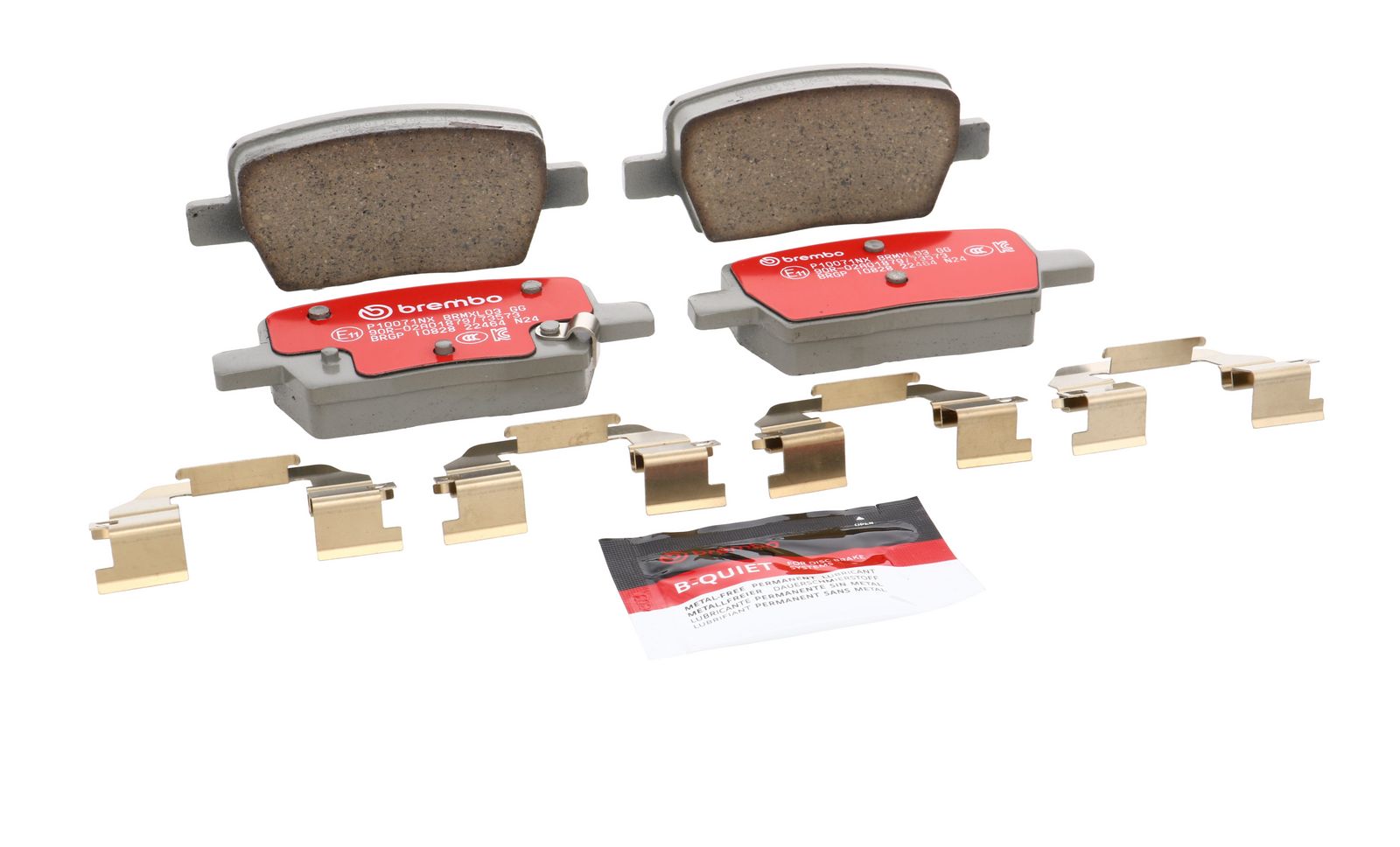 XTRA Ceramic Rear Disc Brake Pad Set - P10071NX_25