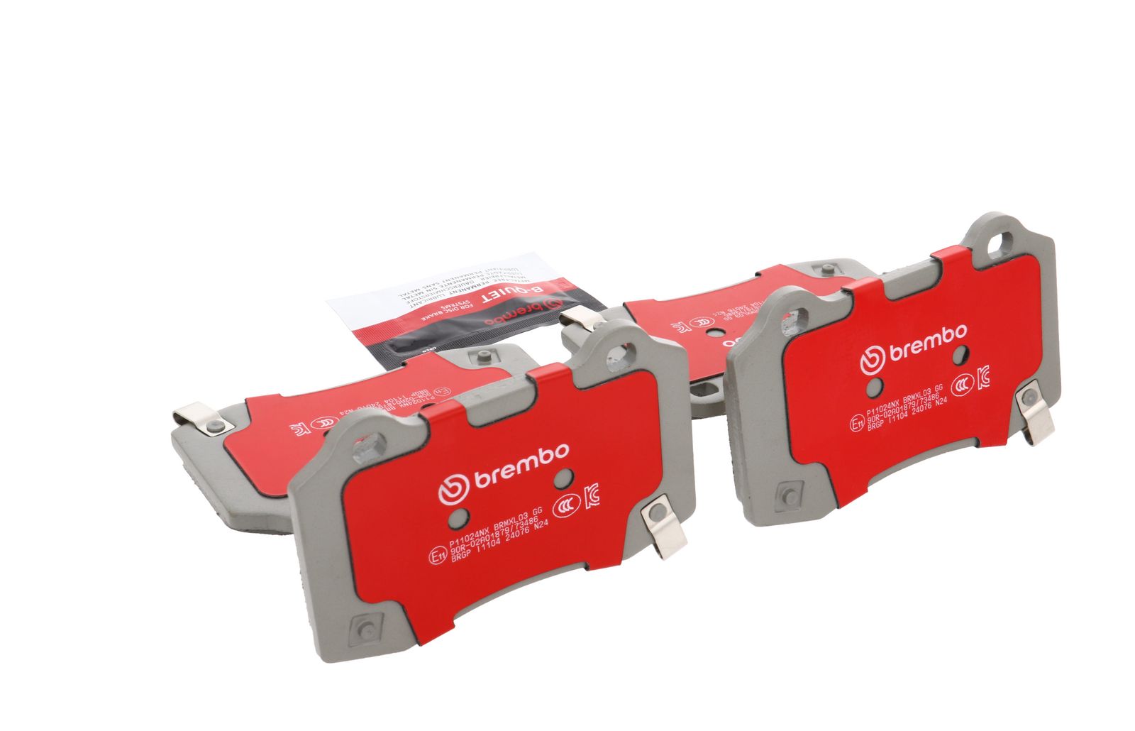 XTRA Ceramic Rear Disc Brake Pad Set - P11024NX_12