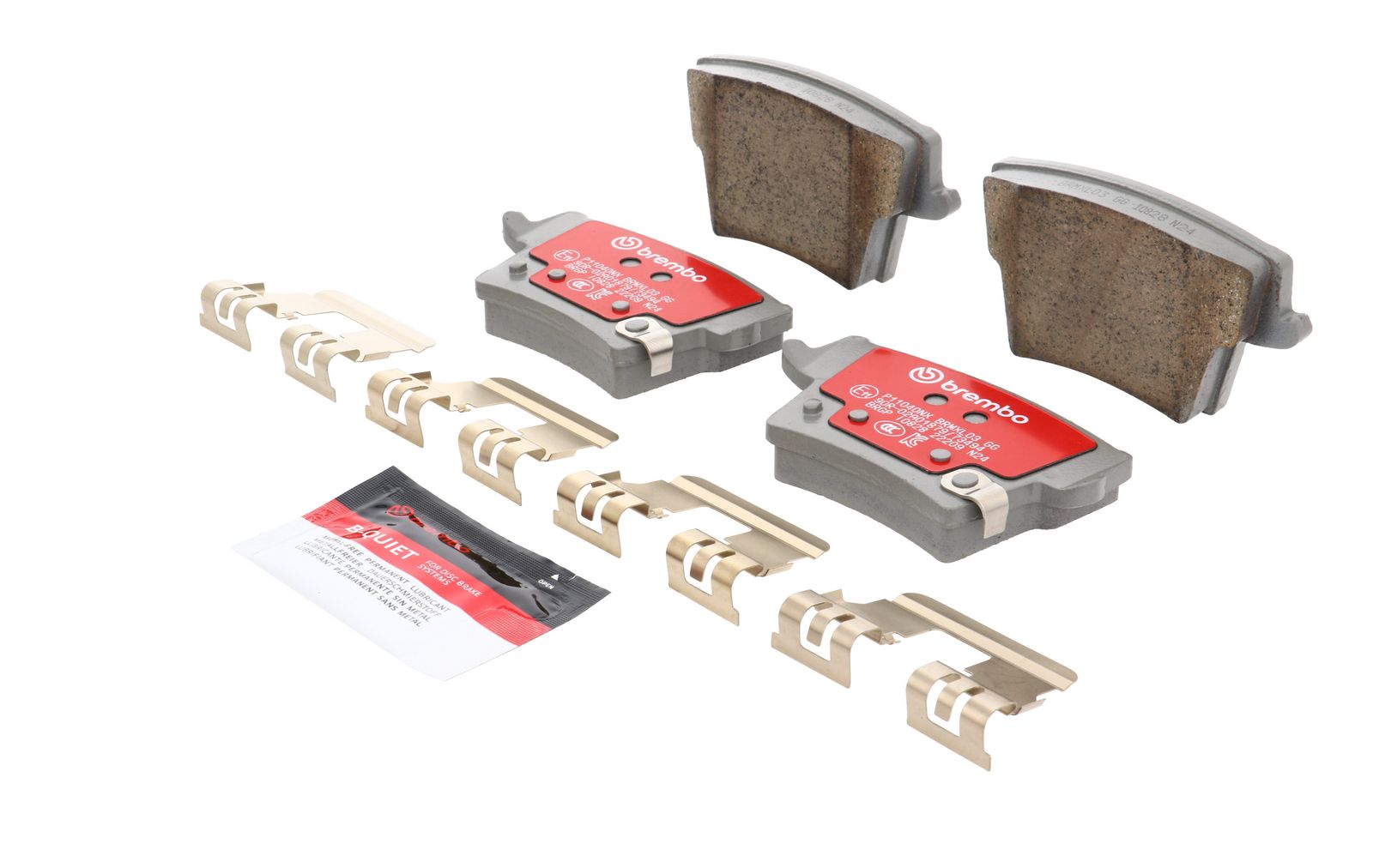 XTRA Ceramic Rear Disc Brake Pad Set - P11040NX_05