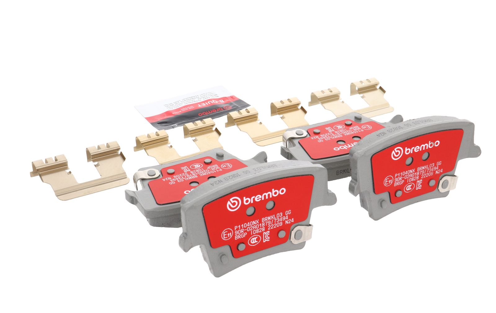 XTRA Ceramic Rear Disc Brake Pad Set - P11040NX_12