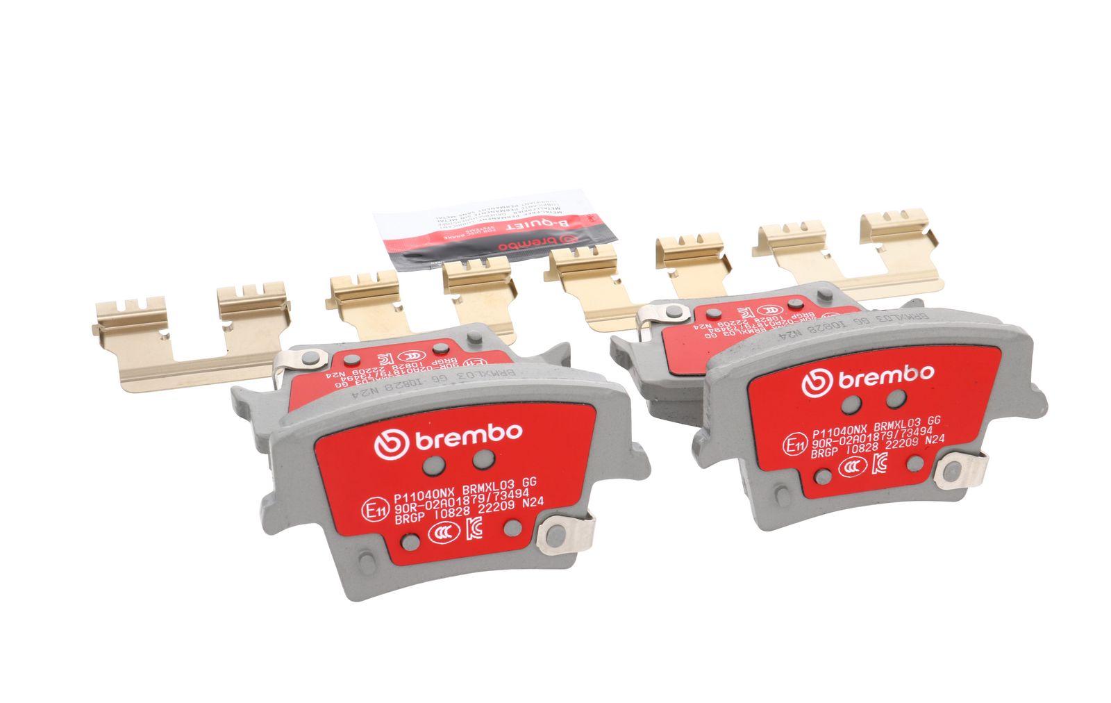 XTRA Ceramic Rear Disc Brake Pad Set - P11040NX_13