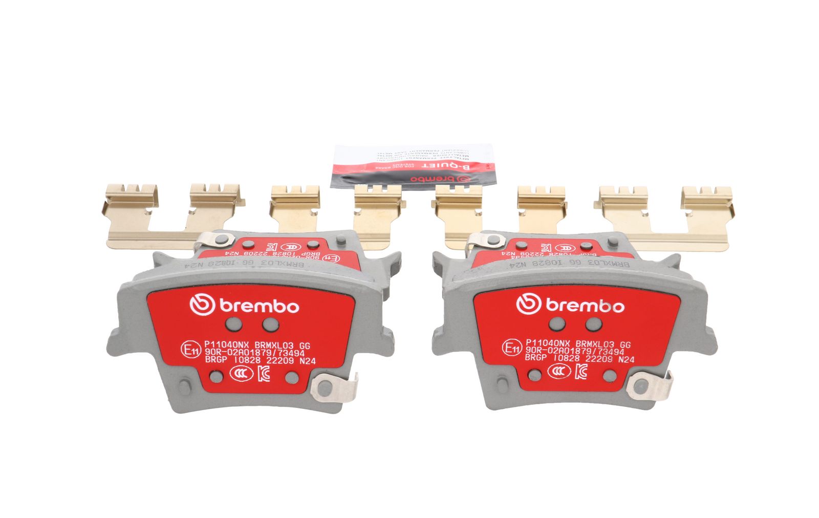 XTRA Ceramic Rear Disc Brake Pad Set - P11040NX_14