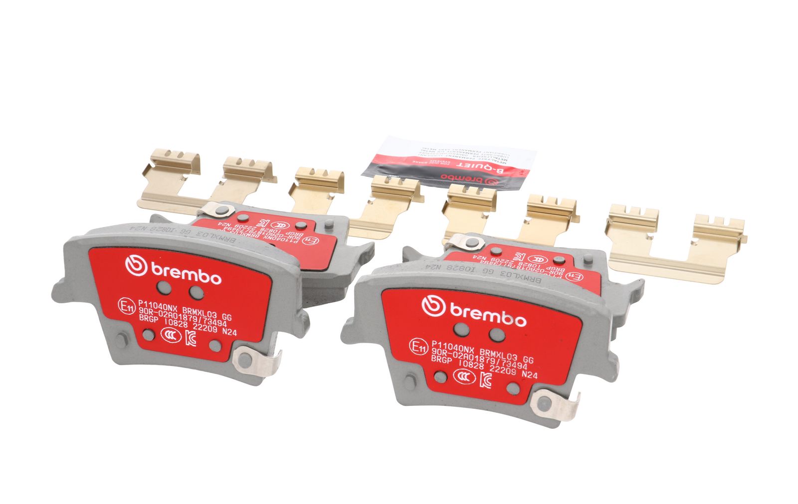 XTRA Ceramic Rear Disc Brake Pad Set - P11040NX_15