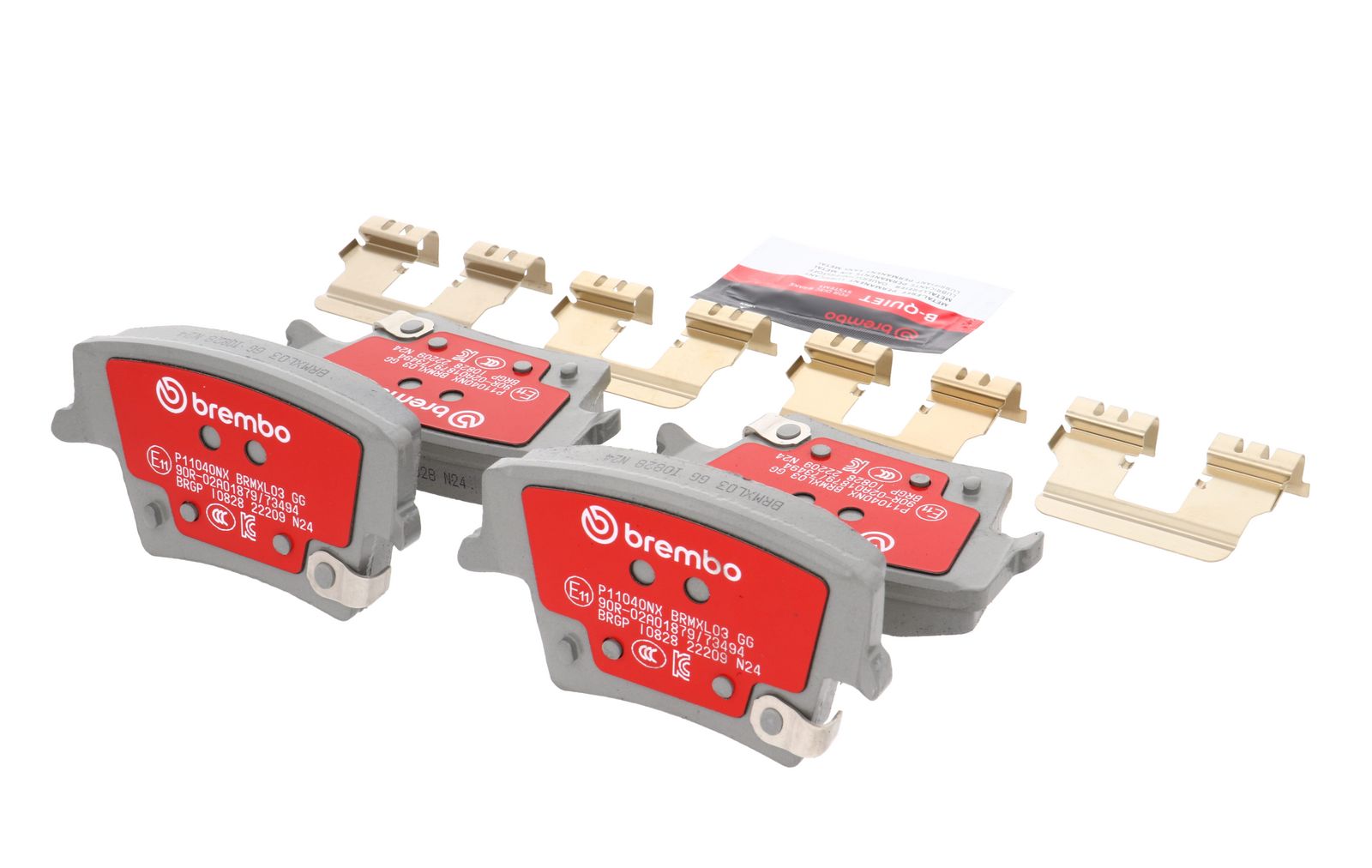 XTRA Ceramic Rear Disc Brake Pad Set - P11040NX_16
