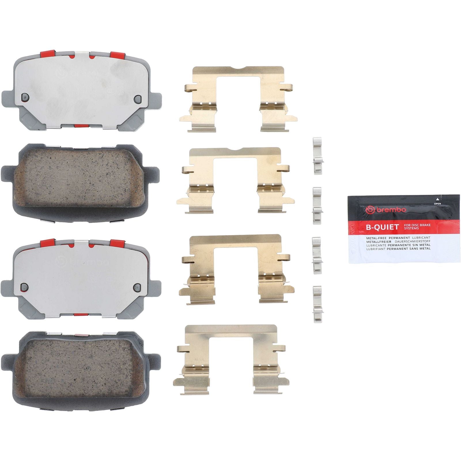 XTRA Ceramic Rear Disc Brake Pad Set - P18038NX_02